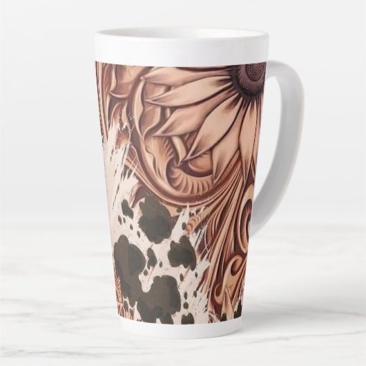 Koper Bloom Latte Mok (Rechterhoek)