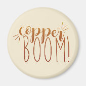 Koper Boom! Magneet (Voorkant)