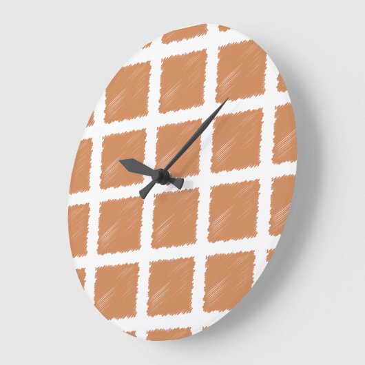 Koper Bruin Schetskleur Grote Klok (Hoek)