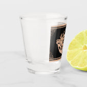 Koper Bull Elk Shot Glass Glas (Links)