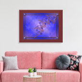 Koper Butterflies Canvas Afdrukken (Insitu (Woonkamer))