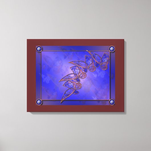 Koper Butterflies Canvas Afdrukken (Voorkant)