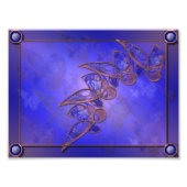 Koper Butterflies Foto afdrukken (Voorkant)