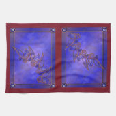 Koper Butterflies Kitchen Towel Theedoek (Horizontaal)
