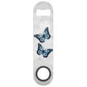 Koper Butterfly Floral Specialized Bar Key Speed Flessenopener (Achterkant)