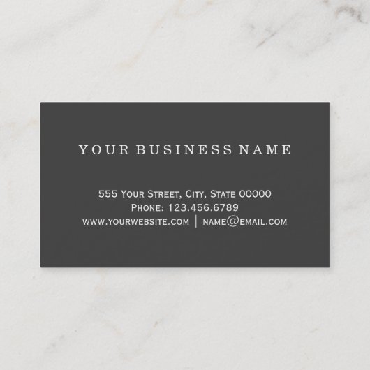 Koper Cactus Modern Chic Geo Triangles Gradiënt Visitekaartje (Achterkant)