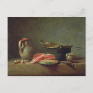 Koper Cauldron met Pitcher Briefkaart