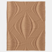 Koper Contour Fleece Deken (Voorkant)