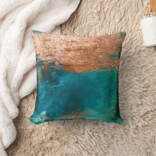 Koper distressed patina kussen