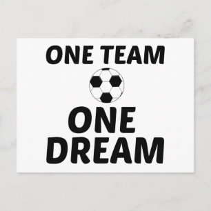 KOPER ÉÉN TEAM ÉÉN DREAM BRIEFKAART