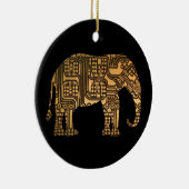 Koper Elephant Circuit Keramisch Ornament (Rechts)