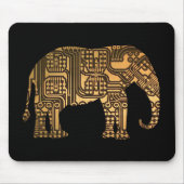 Koper Elephant Circuit Muismat (Voorkant)