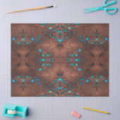 Koper- en Abalone-Decoupage Tissue Ambacht Tissuepapier (Craft)
