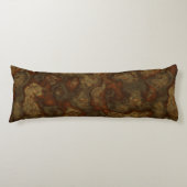 Koper en Bronzen Steen Abstract Lichaamskussen (Voorkant)