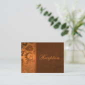 Koper en Bruin Damask II Behuizing Kaart (Staand voorkant)