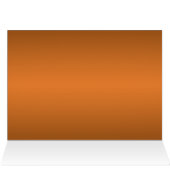 Koper en Bruin Damast Tafelnummer Kaart (Binnen Horizontaal (Boven))