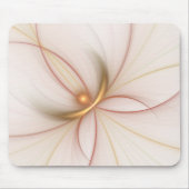 Koper en goud abstracte moderne fractal kunst muismat (Voorkant)