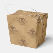 Koper en Goud Dragon Bedankdoosjes (Achterkant)