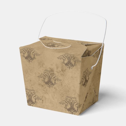 Koper en Goud Dragon Bedankdoosjes (Voorkant Zijde)