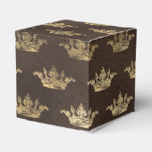 Koper en Goud  Koningskroon Bedankdoosjes (Achterkant)