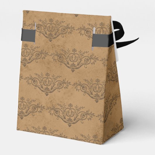 Koper en Goud  Sierlijk Bedankdoosjes (Achterkant)