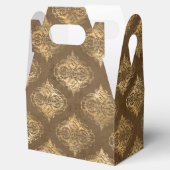 Koper en Gouden  Damask Bedankdoosjes (Geopend)