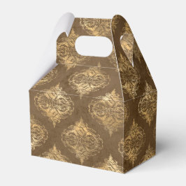 Koper en Gouden  Damask Bedankdoosjes