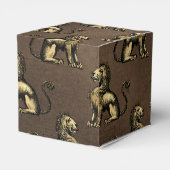 Koper en Gouden  Leeuw Bedankdoosjes (Achterkant)