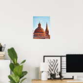 Koper en Lucht: Valletta's Kroon Poster (Thuiskantoor)