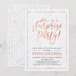 Koper en marmer | Pensioneringspartij voor moderne Kaart