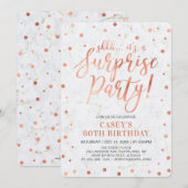 Koper en marmer | Verrassende 50e verjaardag Kaart (Voorkant / Achterkant)