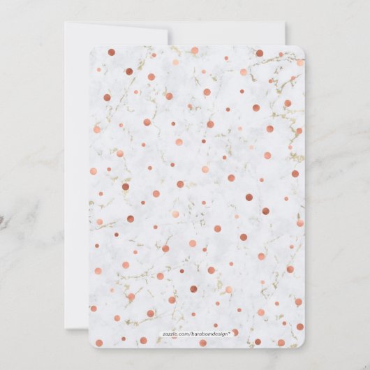 Koper en marmer | Verrassende 50e verjaardag Kaart (Achterkant)