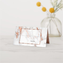 Koper en marmer Wedding Bold Elegance Plaatskaartje