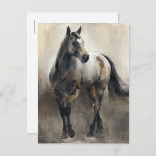 Koper en nikkel briefkaart (Voorkant / Achterkant)