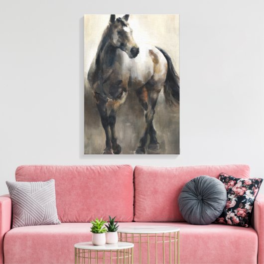 Koper en nikkel canvas afdruk (Insitu (Woonkamer))