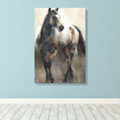 Koper en nikkel canvas afdruk (Insitu (Houten vloer))