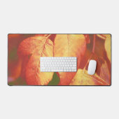 Koper en Rode Herfst Herfstbladeren Art Desk Pad M (Keyboard & Muis)