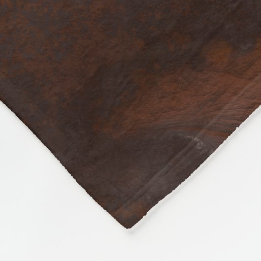 Koper en Roest Fleece Deken (Hoek)