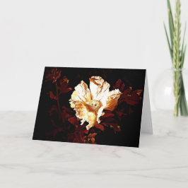 Koper en room papaver kaart