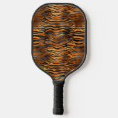 Koper en Zwarte Tijgerstreep Pickleball Paddle (Achterkant)