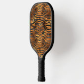 Koper en Zwarte Tijgerstreep Pickleball Paddle (Links)