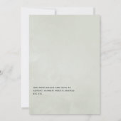 Koper Eucalyptus Geometrische Gereduceerde Gastlij Aankondiging (Achterkant)