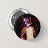 Koper Fox Ronde Button 5,7 Cm (Voorkant /achterkant)