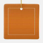 Koper Gem en Glitter 7th Wedding Jubileum Keramisch Ornament (Achterkant)