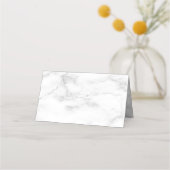 Koper Geometric Burgundy Marble Plaatskaartje (Achterkant)