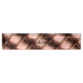 Koper Geometrisch Abstract Naambordje (Voorkant)