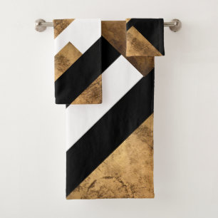 Koper Geometrisch Chic Bad Handdoek