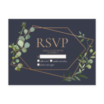 Koper Geometrisch Eucalyptus Blauw Geen Menu RSVP
