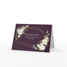 Koper Geometrisch Pruim Wit Bloemen Foto Bruiloft