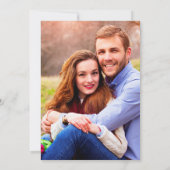 Koper Geometrische Eucalyptus Marmer Elegant Foto Kaart (Achterkant)